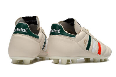 Adidas Copa Mundial FG Low-Tops Football Boots - Beige/Green/White/Red