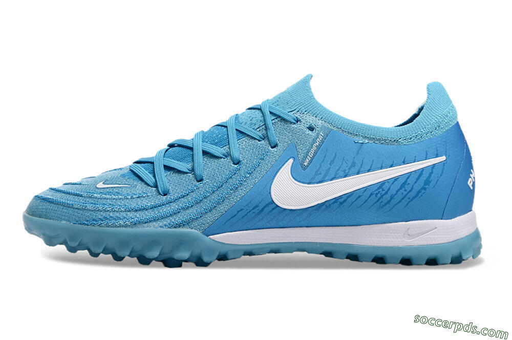 Nike Phantom Luna Elite TF Low-Tops Football Shoes - Jade/White/Blue 2
