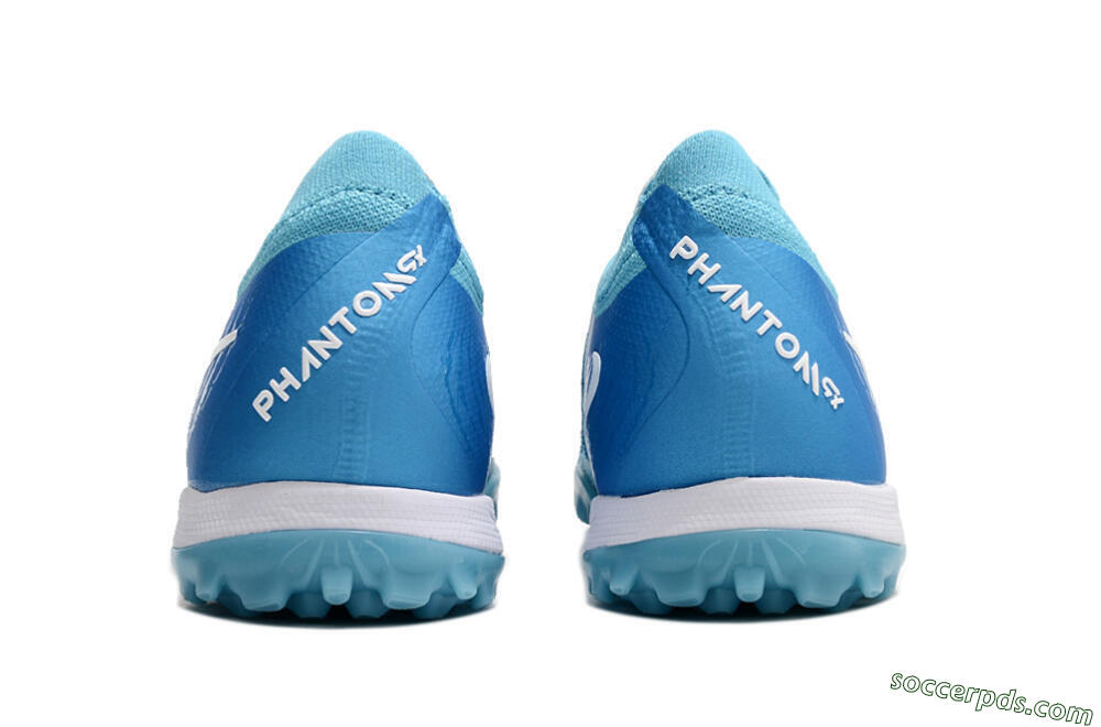 Nike Phantom Luna Elite TF Low-Tops Football Shoes - Jade/White/Blue 5