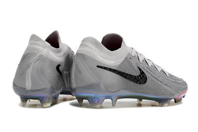 Nike Phantom Luna Elite NU FG Low-Tops Football Boots - Grey/Black/Blue