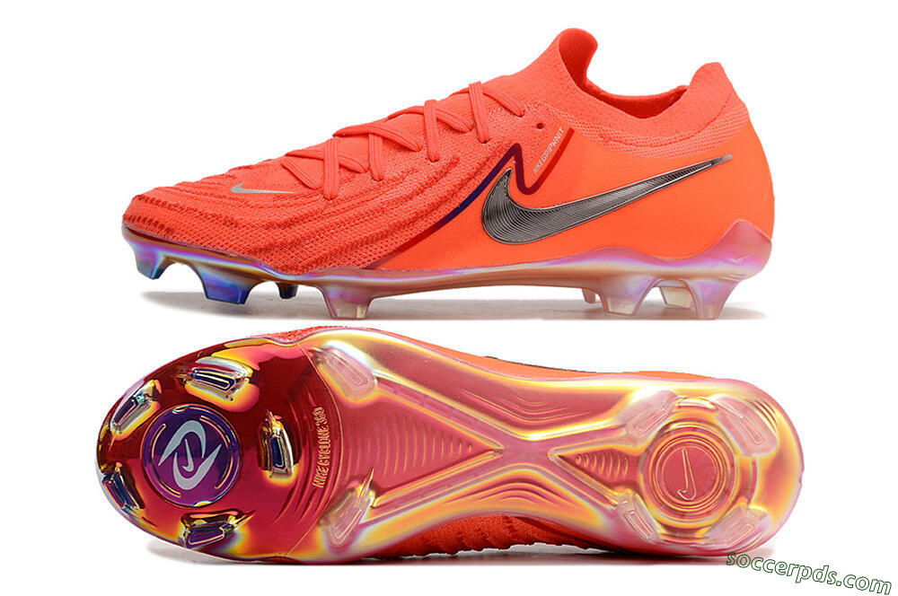 Nike Phantom Luna Elite FG Low-Tops Football Boots - Red/Blue/Gold 0