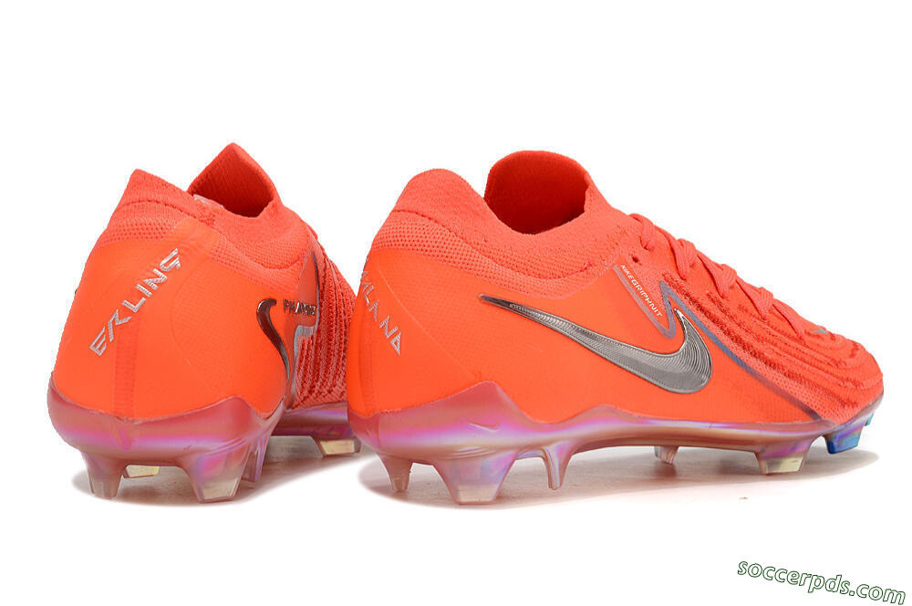 Nike Phantom Luna Elite FG Low-Tops Football Boots - Red/Blue/Gold 6