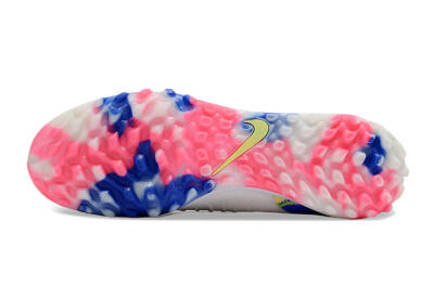 Nike Phantom Luna 2 Elite TF High-Tops Football Shoes - White/Pink/Blue