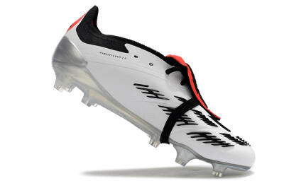 Adidas Predator Elite Foldover Tongue FG Low-Tops Football Boots - White/Black/Red