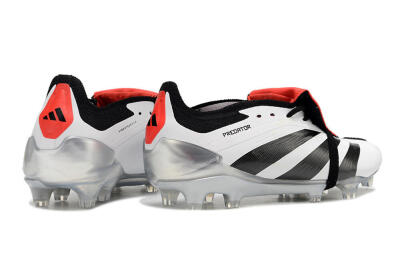 Adidas Predator Elite Foldover Tongue FG Low-Tops Football Boots - White/Black/Red