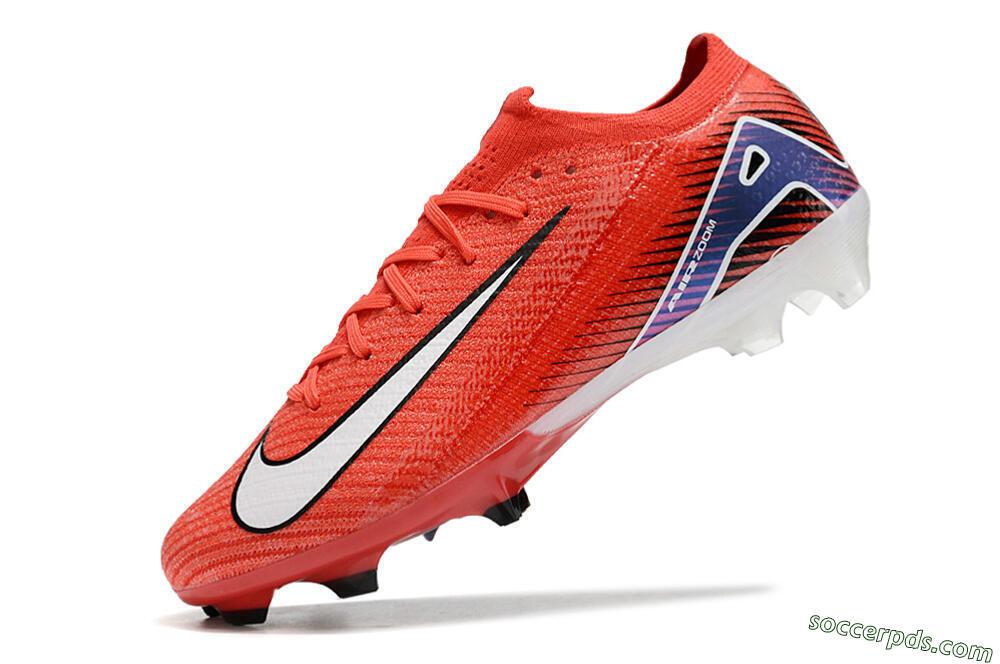 Nike Air Zoom Mercurial Vapor 16 Elite FG Low-Tops Football Boots - Red/White/Blue 5