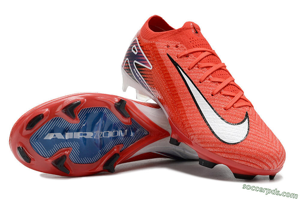 Nike Air Zoom Mercurial Vapor 16 Elite FG Low-Tops Football Boots - Red/White/Blue 3