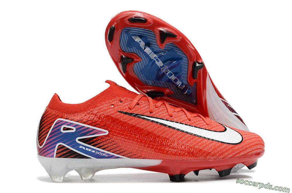 Nike Air Zoom Mercurial Vapor 16 Elite FG Low-Tops Football Boots - Red/White/Blue 1