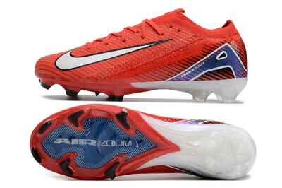 Nike Air Zoom Mercurial Vapor 16 Elite FG Low-Tops Football Boots - Red/White/Blue