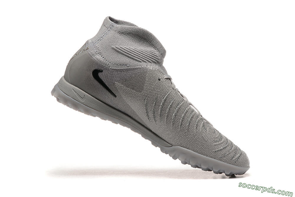 Nike Phantom Luna Elite TF High-Tops Football Shoes - Grey/Black 7