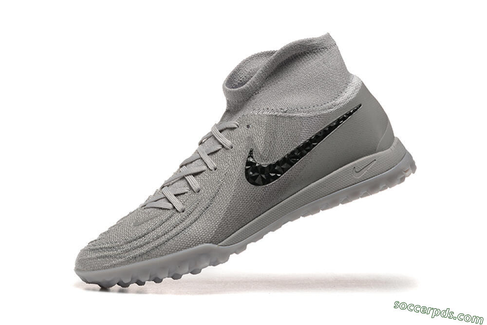 Nike Phantom Luna Elite TF High-Tops Football Shoes - Grey/Black 8