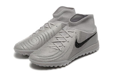 Nike Phantom Luna Elite TF High-Tops Football Shoes - Grey/Black
