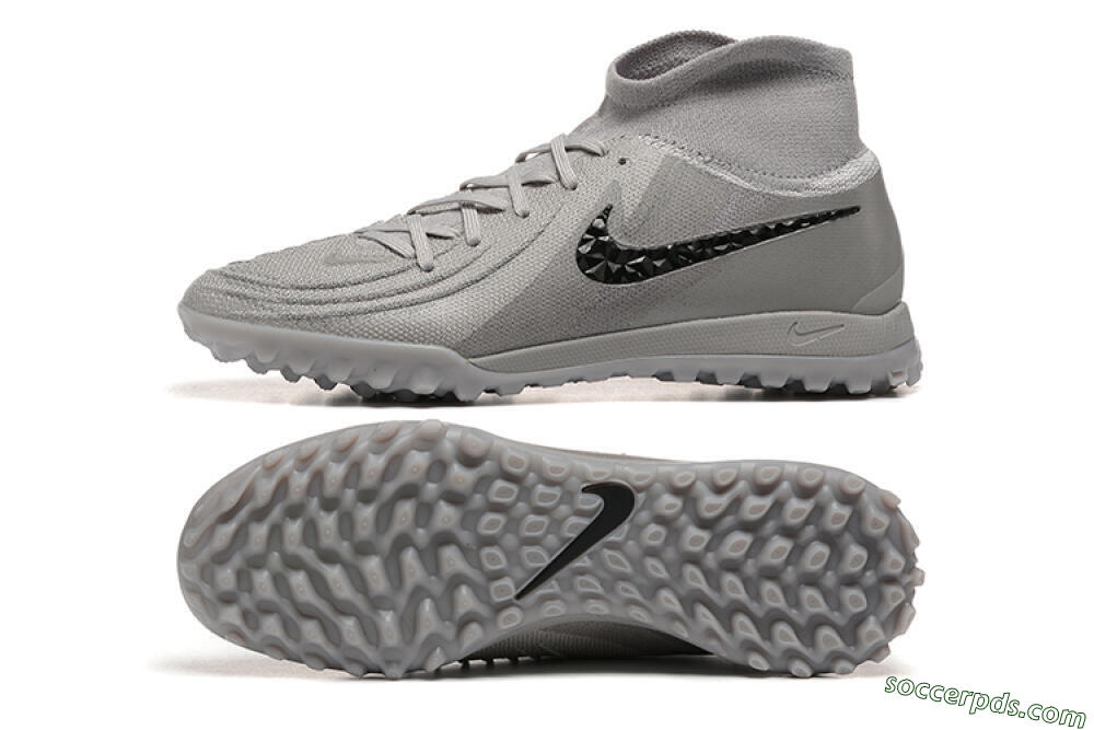 Nike Phantom Luna Elite TF High-Tops Football Shoes - Grey/Black 0