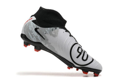 Nike Phantom Luna Elite FG High-Tops Football Boots - White/Red/Black/Grey