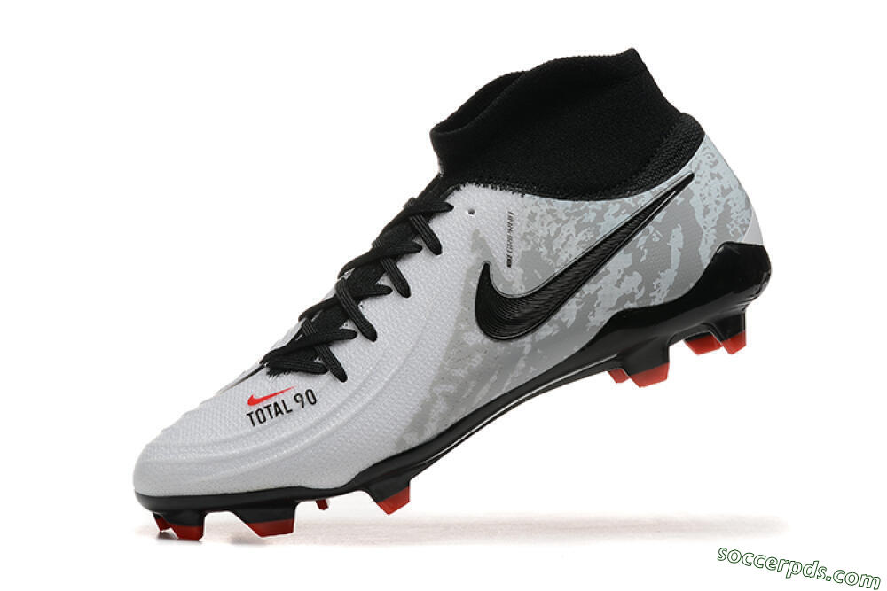 Nike Phantom Luna Elite FG High-Tops Football Boots - White/Red/Black/Grey 8