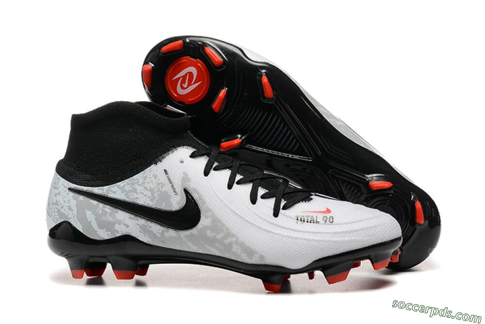 Nike Phantom Luna Elite FG High-Tops Football Boots - White/Red/Black/Grey 1