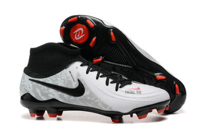 Nike Phantom Luna Elite FG High-Tops Football Boots - White/Red/Black/Grey