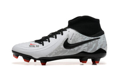Nike Phantom Luna Elite FG High-Tops Football Boots - White/Red/Black/Grey