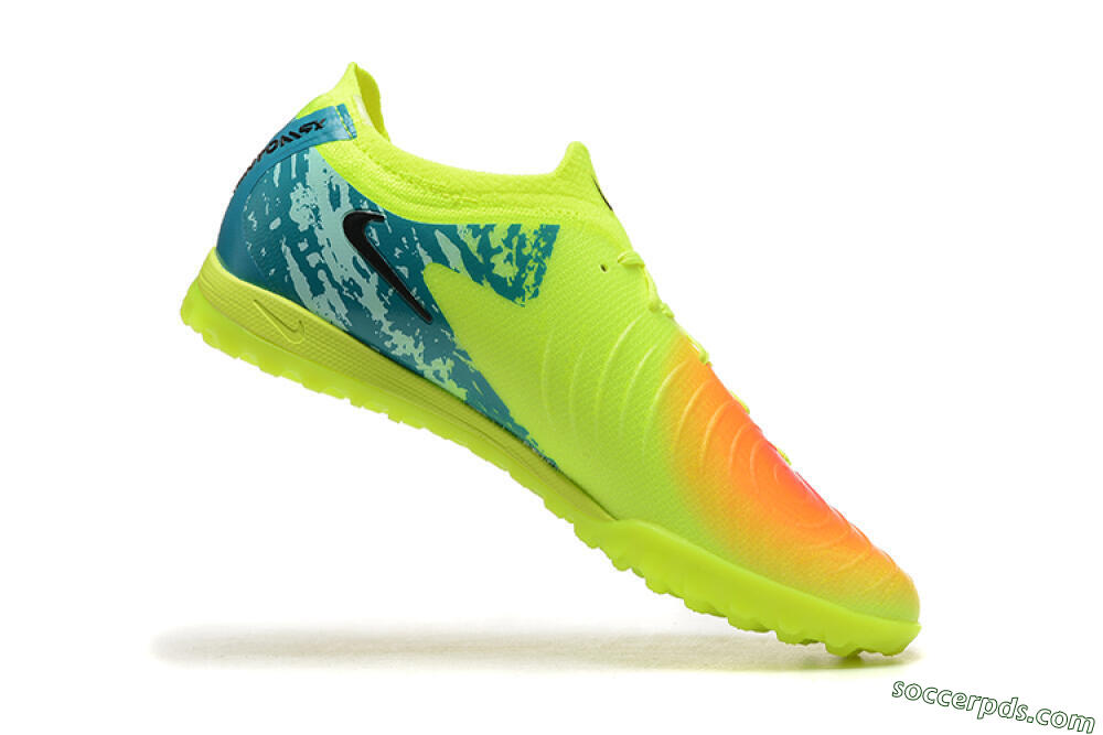Nike Phantom GX 2 Elite TF Low-Tops Football Shoes - Yellow/Green/Black 7