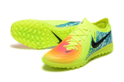 Nike Phantom GX 2 Elite TF Low-Tops Football Shoes - Yellow/Green/Black