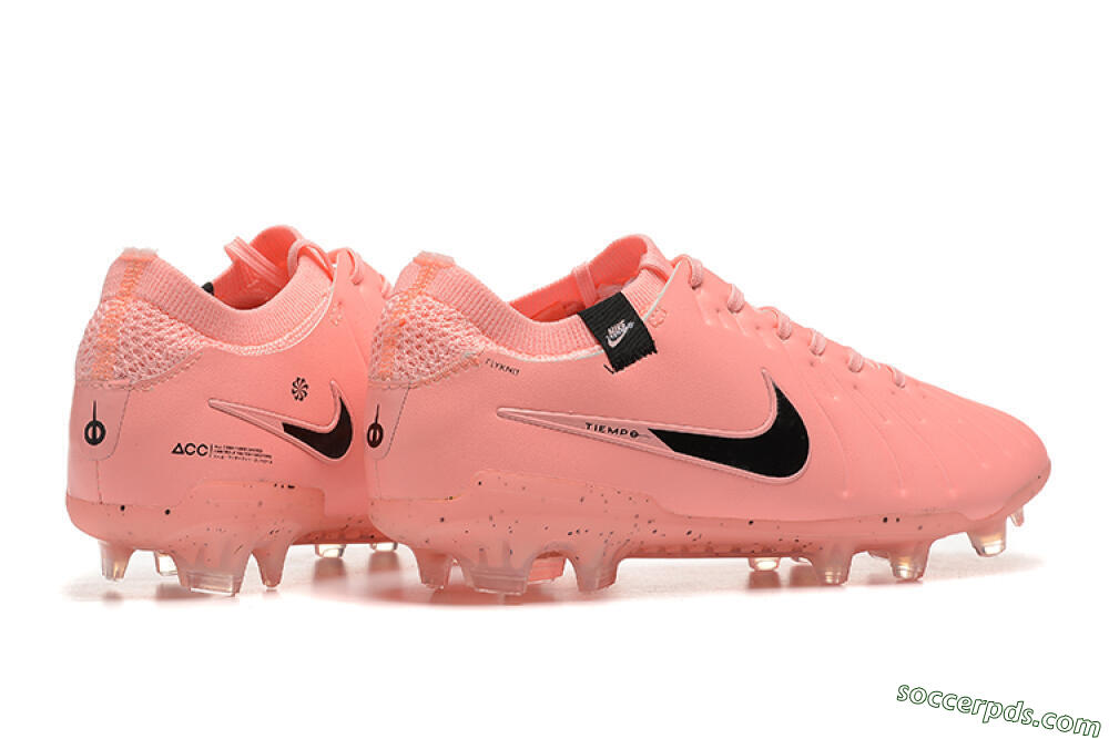 Nike Tiempo Legend 10 Elite FG Low-Tops Football Boots - Pink/Black 9