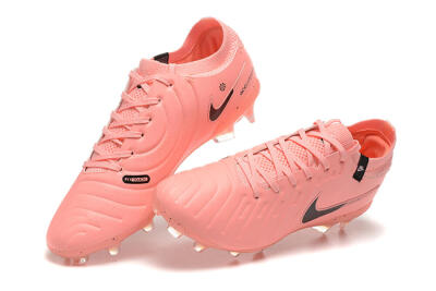 Nike Tiempo Legend 10 Elite FG Low-Tops Football Boots - Pink/Black