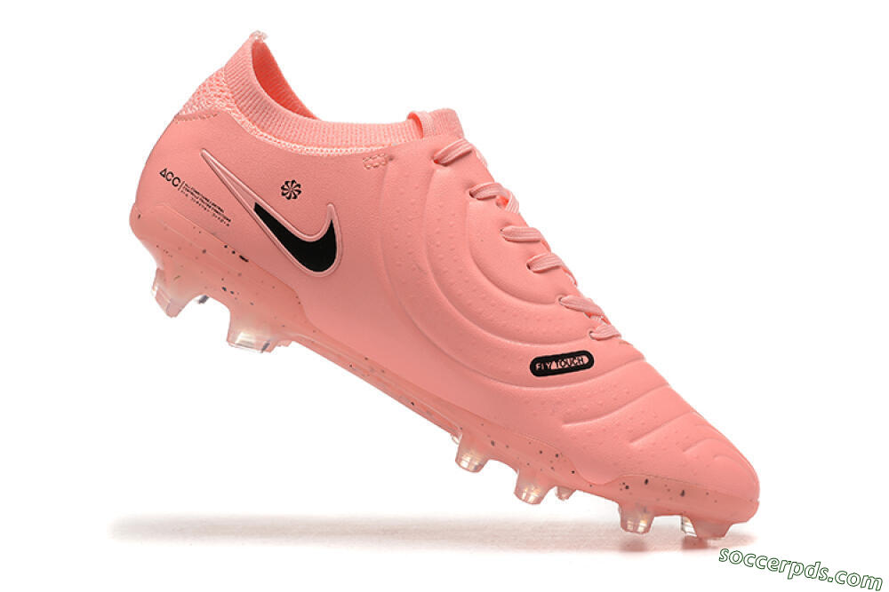 Nike Tiempo Legend 10 Elite FG Low-Tops Football Boots - Pink/Black 7