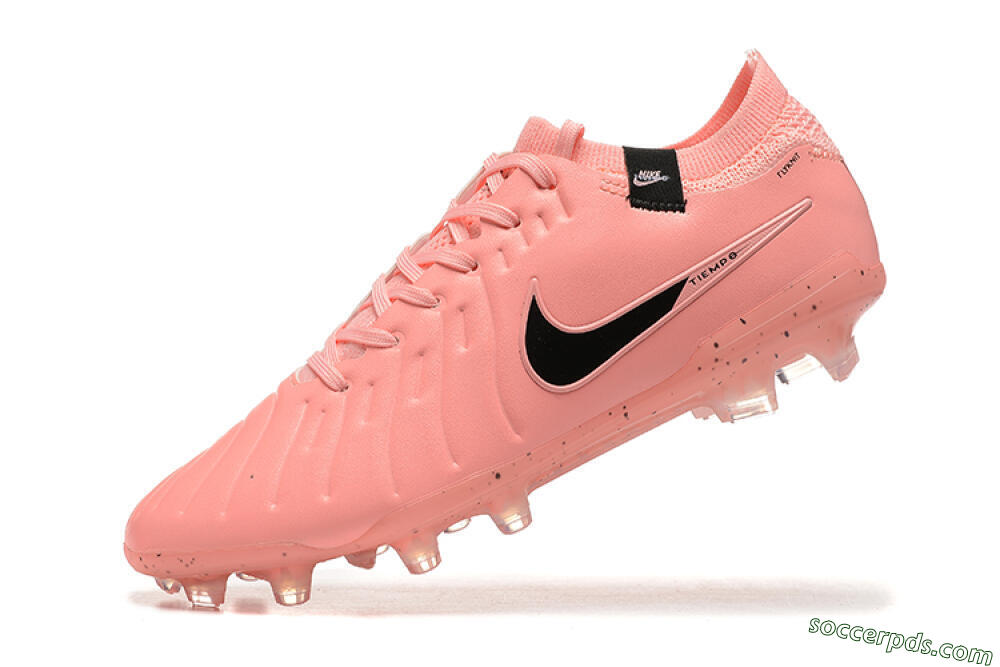 Nike Tiempo Legend 10 Elite FG Low-Tops Football Boots - Pink/Black 8
