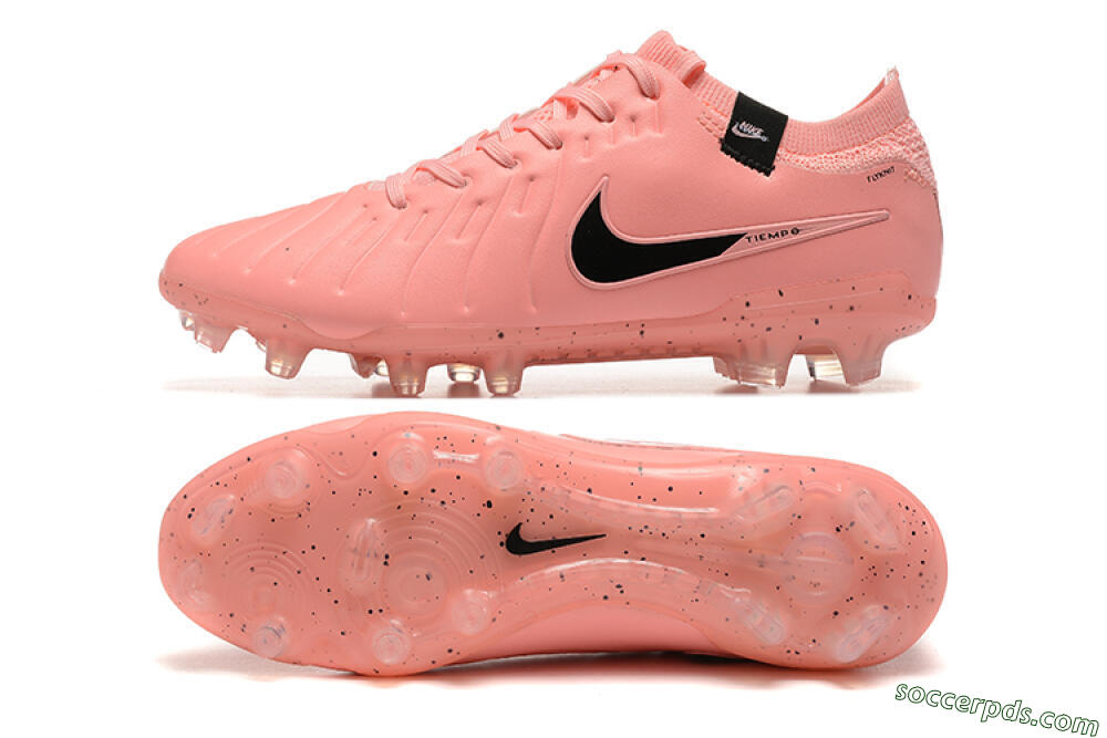 Nike Tiempo Legend 10 Elite FG Low-Tops Football Boots - Pink/Black 0