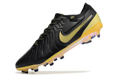 Nike Tiempo Legend 10 Elite FG Low-Tops Football Boots - Black/Gold