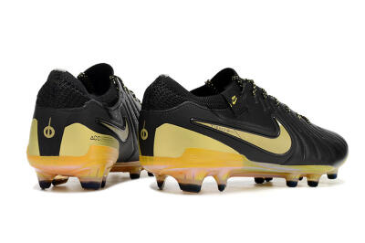 Nike Tiempo Legend 10 Elite FG Low-Tops Football Boots - Black/Gold