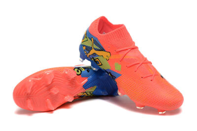 Puma Future Ultimate FG Low-Tops Football Boots - Red/Blue/Yellow