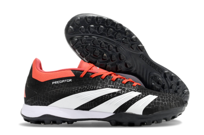 Adidas Predator 24 Elite TF Low-Tops Football Shoes - Black/White/Red