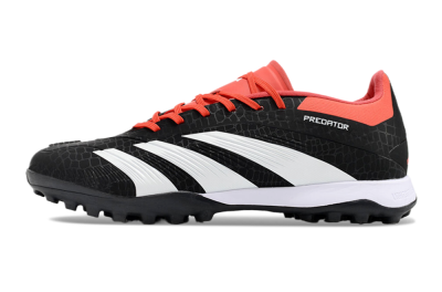 Adidas Predator 24 Elite TF Low-Tops Football Shoes - Black/White/Red
