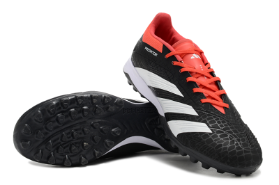 Adidas Predator 24 Elite TF Low-Tops Football Shoes - Black/White/Red