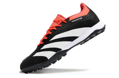 Adidas Predator 24 Elite TF Low-Tops Football Shoes - Black/White/Red