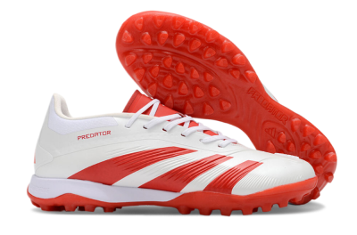 Adidas Predator 24 Elite TF Low-Tops Football Shoes - Beige/Red/White