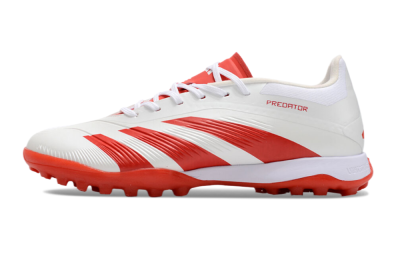 Adidas Predator 24 Elite TF Low-Tops Football Shoes - Beige/Red/White