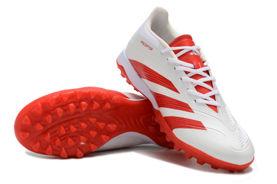 Adidas Predator 24 Elite TF Low-Tops Football Shoes - Beige/Red/White