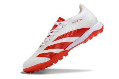 Adidas Predator 24 Elite TF Low-Tops Football Shoes - Beige/Red/White