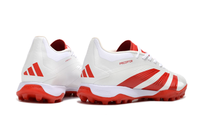 Adidas Predator 24 Elite TF Low-Tops Football Shoes - Beige/Red/White