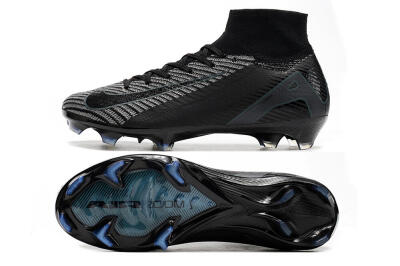 Nike Air Zoom Mercurial Superfly 10 Elite FG High-Tops Football Boots - Black/Jade/Blue