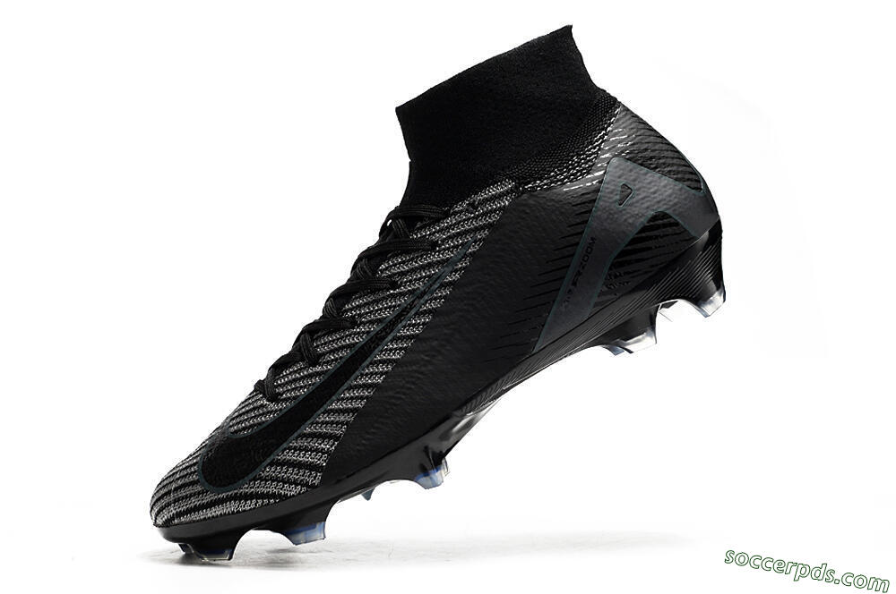 Nike Air Zoom Mercurial Superfly 10 Elite FG High-Tops Football Boots - Black/Jade/Blue 5