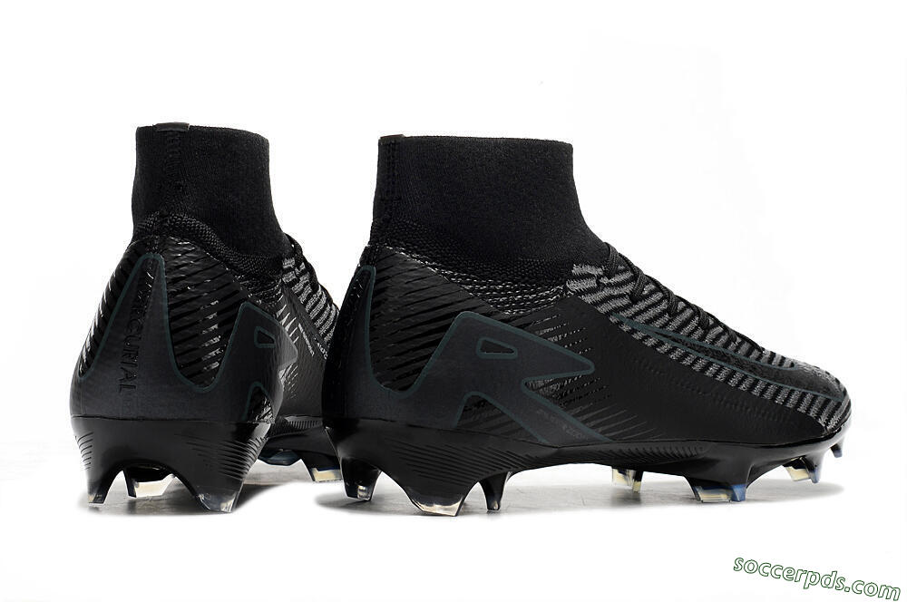 Nike Air Zoom Mercurial Superfly 10 Elite FG High-Tops Football Boots - Black/Jade/Blue 6
