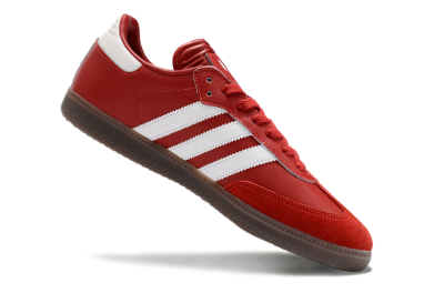 Adidas Samba Messi Indoor TF Low-Tops Football Shoes - Red/White/Brown