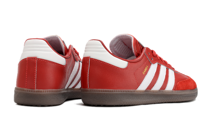 Adidas Samba Messi Indoor TF Low-Tops Football Shoes - Red/White/Brown