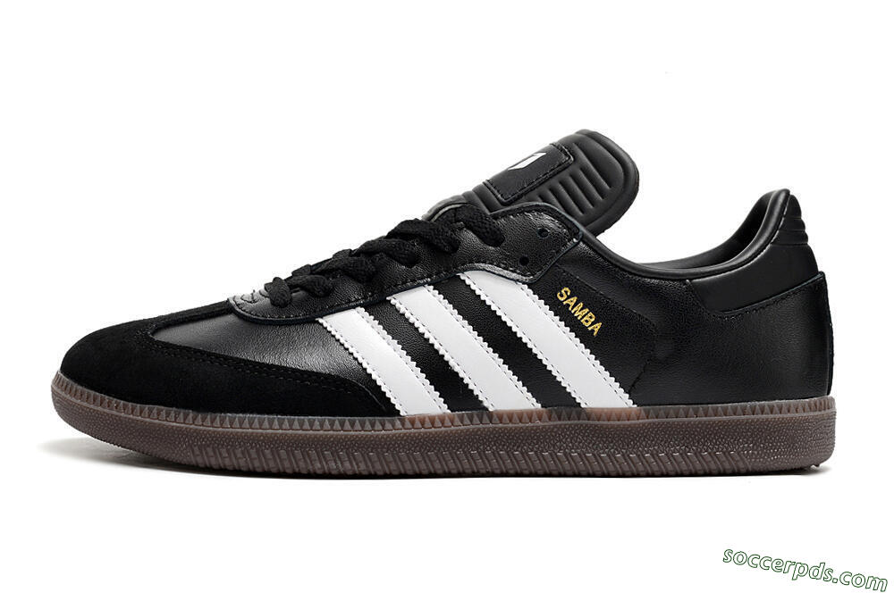 Adidas Samba Messi Indoor TF Low-Tops Football Shoes - Black/White/Brown 2
