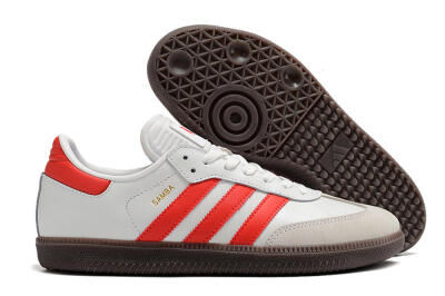 Adidas Samba Messi Indoor TF Low-Tops Football Shoes - Grey/White/Red
