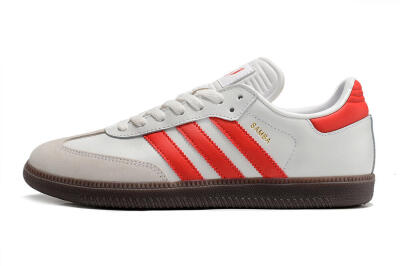 Adidas Samba Messi Indoor TF Low-Tops Football Shoes - Grey/White/Red