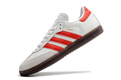 Adidas Samba Messi Indoor TF Low-Tops Football Shoes - Grey/White/Red
